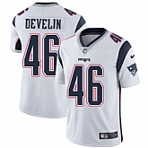 Nike Men & Women & Youth Patriots 46 James Develin White NFL Vapor Untouchable Limited Jersey,baseball caps,new era cap wholesale,wholesale hats